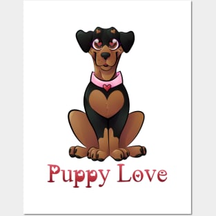 Rottweiler ~ Puppy Love Posters and Art